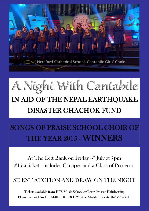 Nepal Concert flyer