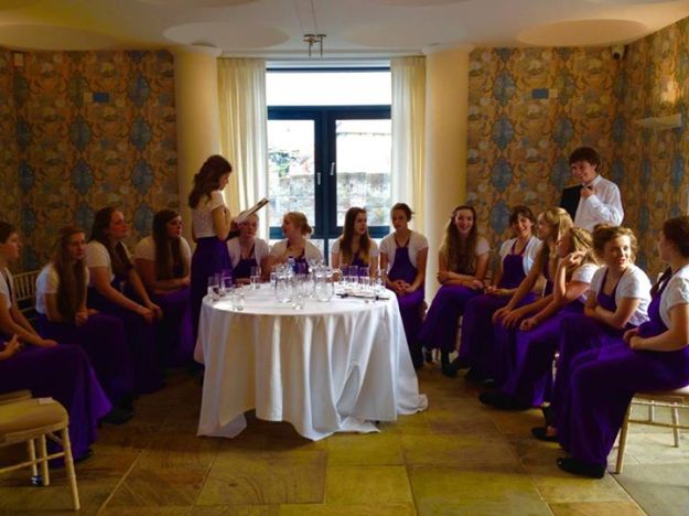 Cantabile and Lawrence relax ahead of the Nepal Earthquake Fundraiser at the Left Bank in Hereford